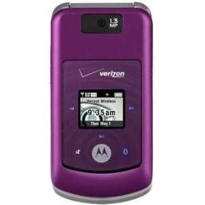  Purple   Motorola W755 Cell Phone, Bluetooth, Camera, AGPS 