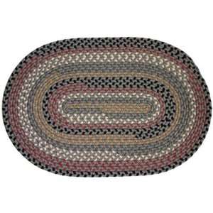  Rhody Rug PG 63 8R Pilgrim Mist 8 ft. Round Braided Rug 