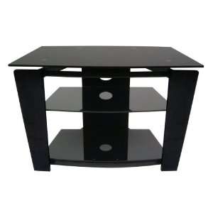    Ares Furniture WOODY V03 TV Stand, Black: Furniture & Decor