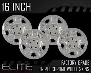 your factory steel wheels must be an exact match to the chrome wheel 