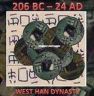 206 BC Ancient China West Han Dynasty Uncleaned Antique