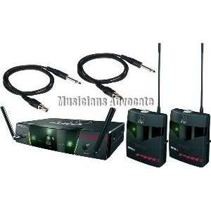   PRO Dual Guitar Wireless Set US60 WMS 40 NEW: Musical Instruments
