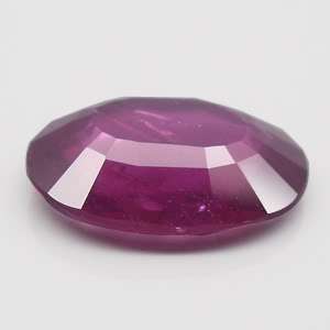 UNHEATED UNTREATED NATURAL 2.79 ct. Oval purple Pink Sapphire Africa 