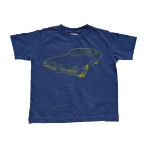    Boys Toddler Blue T Shirt with Muscle Car 5/6T: Everything Else