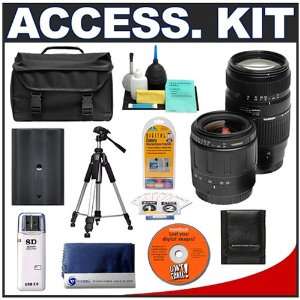 Kit for Pentax K10D K20D Digital SLR Camera with Tamron 28 80mm and 70 