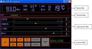 NEW 0W 15W PREMIUM SDA 15B Professional PC Control FM Transmitter 