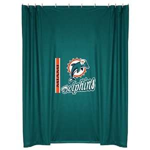  Miami Dolphins 72x72 Shower Curtain