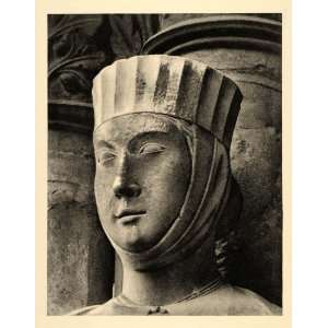  1937 Bathsheba Sculpture Chartres Cathedral Israel Art 