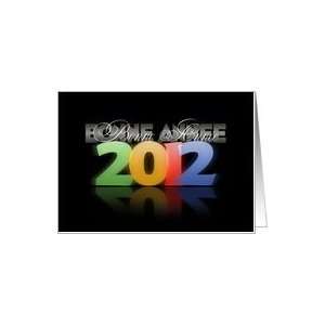  French happy new year 2012 rainbow Card: Health & Personal 