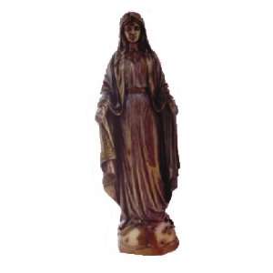   Virgin Mary Bronze Look Statue Home Decor 7992: Home & Kitchen
