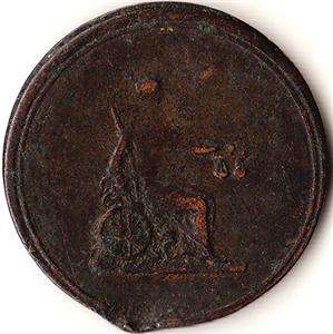 1820 1830 Columbia Farthing Token Birmingham  