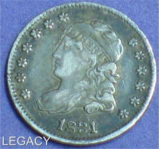 1831 P CAPPED BUST HALF DIME 90% SILVER NICE (GGS+  