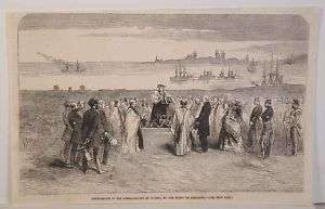 1854 CONSECRATION, BURIAL GROUND, SCUTARI, CRIMEAN WAR  