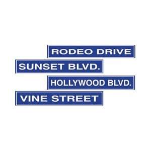  Hollywood Street Signs Package 
