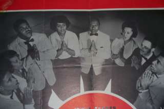 1968 Festival Negro Spirituals Jubilee Singers Poster  