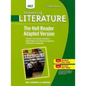   Holt Elements of Literature, Sixth Co [Paperback]: Kylene Beers: Books