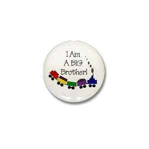  I Am A Big Brother Baby Mini Button by  Patio 