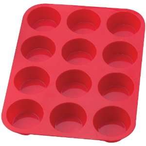 HIC Brands that Cook Essentials Silicone 12 Cup Muffin Pan:  