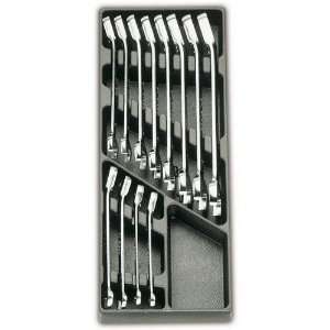   Set, 12 Pieces ranging from 8mm to 19mm in Tray, with Chrome Plated
