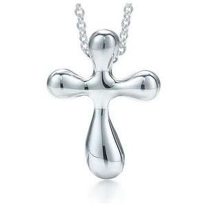  Tiffany & Co. 925 Sterling Silver Cross Pendant/Necklace 