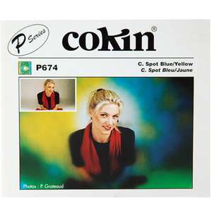 Cokin 674 C Spot Blue/Yellow (P674) Filter 0085831449099  