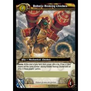  World of Warcraft Robotic Homing Chicken Loot Card   March 