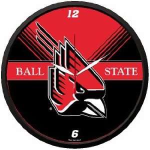    Ball State Cardinals Clock   college Clocks: Sports & Outdoors
