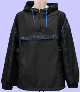 SERGIO TACCHINI KILNER half zip hooded jacket top S XL  