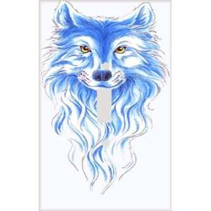 The Ice Wolf Decorative Switchplate Cover: Home 