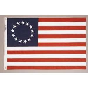  Betsy Ross Nylon SEWN Flag: Home & Kitchen