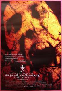Book of Shadows Blair Witch 2 Thai Movie Poster 2000  