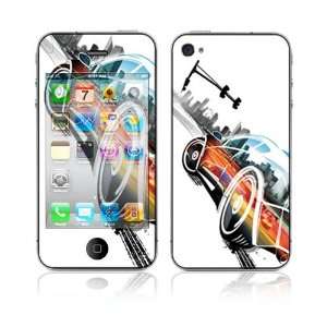  DecalSkin Apple iPhone 4 Skin Cover   Invisible Car: Cell 