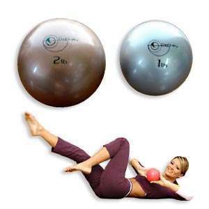  Pilates Weighted Ball (2lbs. Sold as each) Sports 