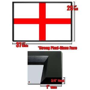   Framed England Poster World Cup Qualifier Flag Fr2010