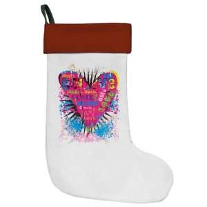  Christmas Stocking Hope Joy Believe Heart 