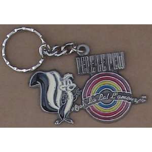  Pepe Le Pew Heavy Cast Metal Looney Tune Key Ring 