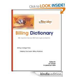Billing Dictionary, BSS, Customer Care and OSS Technologies and 