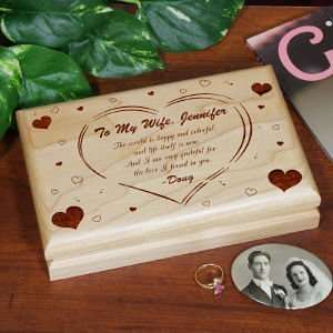  Engraved The Love I Found Valet Box