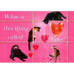  This Thing Called Love Cat Print: Home & Kitchen