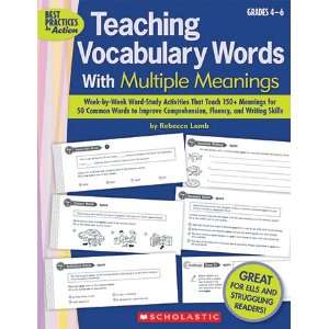  Teaching Vocabulary Words With