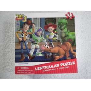  Toy Story 3 48 Piece Lenticular Puzzle   Woody, Buzz, Jessie 