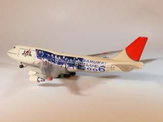 400 Phoenix JAL Japan Airlines B 747 446 Samurai Blue  