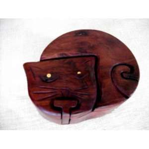   Handmade, Handcrafted, Wooden Puzzle, Decoration   Cat: Toys & Games