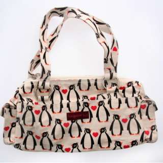  Bungalow360 Penguins Satchel Handbag: Clothing