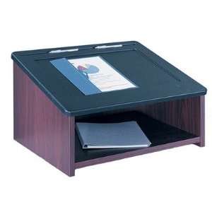  Safco Table Top Lectern   13.75 x 23.75 x 18.5   Wood 