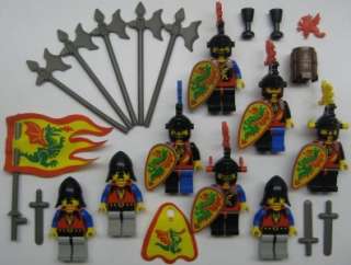 LEGO CASTLE DRAGON MASTERS KNIGHT MINIFIGS LOT kingdom royal classic 