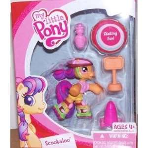    My Little Pony Ponyville   Scootaloo Skating Fun: Toys & Games