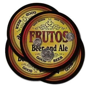  Frutos Beer and Ale Coaster Set: Kitchen & Dining