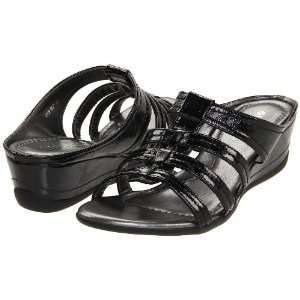   Patent Leather Womens Wedge Sandal, Black, Size 8.5B: Everything Else