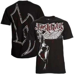  Hostility Black Dark Angel T shirt: Sports & Outdoors